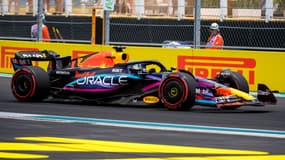 Max Verstappen sur le circuit de Miami, 7 mai 2023