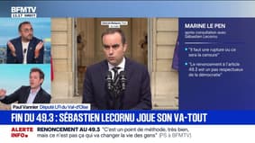 Budget: "L'ensemble des mesures annoncées par monsieur Lecornu s'inscrivent parfaitement dans la continuité du macronisme", affirme Paul Vannier (LFI)