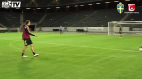 L’énorme mine du gauche de Zlatan avec la Suède