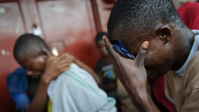 Un habitant de Goma pleure la mort de son père tué par les rebelles mardi