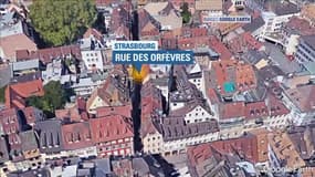 Le tireur a commencé à tirer rue des Orfèvres à Strasbourg, le 11 décembre 2018. 