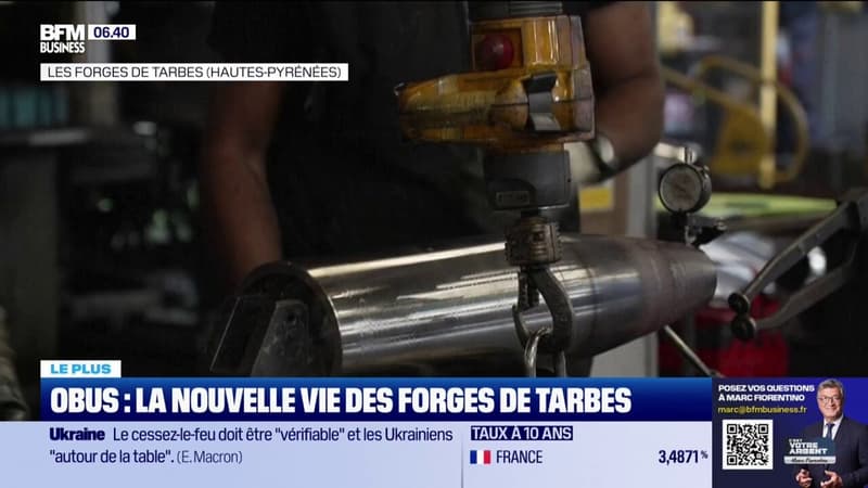 Défense: 350 corps d'obus sont fabriqués par jour dans la forge de Tarbes