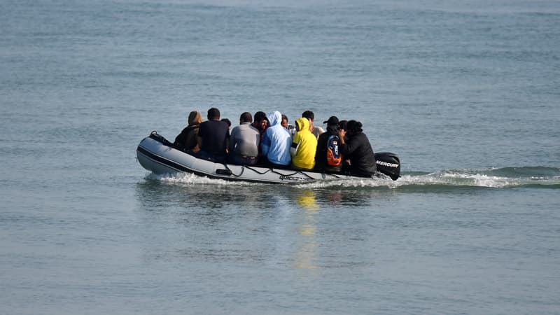 Embarcation transportant des migrants (illustration)