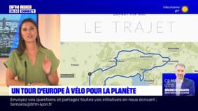 L'histoire du jour: un Lyonnais s'élance dans un tour d'Europe à vélo pour sensibiliser à l'écologie
