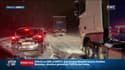 Jusqu'à 2000 automobilistes coincés toute la nuit à cause de la neige sur l’A40