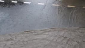 Inondation des routes d'Allinges - Témoins BFMTV