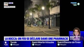 Cannes-La Bocca: une trentaine de pompiers mobilisés pour l'incendie d'une pharmacie