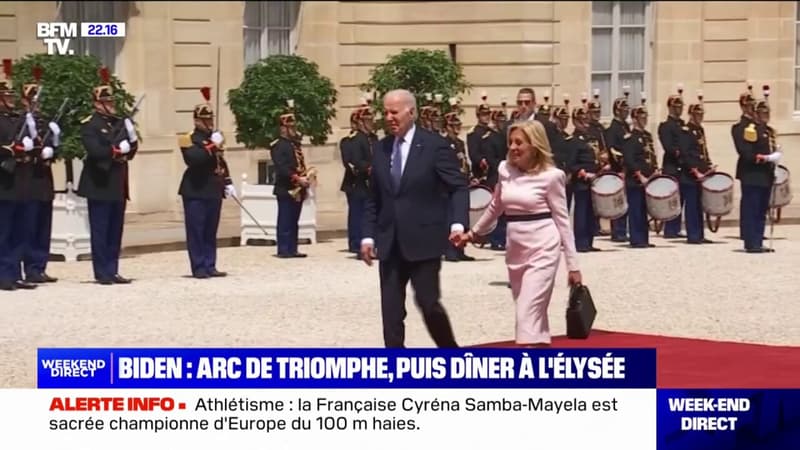 Arc de Triomphe, dîner à l'Élysée: retour sur la journée de Joe Biden à Paris