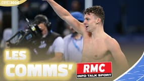 JO 2024 / Natation : Les comms RMC du deuxième titre olympique de la soirée de Marchand