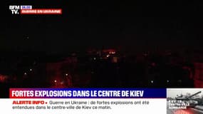 Guerre en Ukraine: de fortes explosions entendues dans le centre de Kiev 