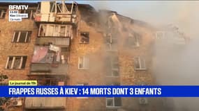 Frappes russes à Kiev: au moins 14 morts dont trois enfants