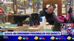 Strasbourg: un cordonnier personnalise vos baskets