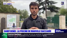 Saint-Denis: la piscine de Marville saccagée et fermée plusieurs semaines