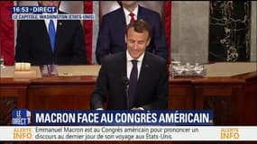 Quand Macron revient sur son embrassade avec Trump lors de sa conférence de presse à la Maison-Blanche