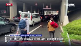 Manifestation: barrage filtrant en direct de Roissy 