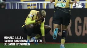 Monaco-Lille : Galtier rassurant sur l’état de santé d’Osimhen
