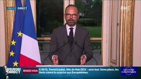 Européennes: pour Edouard Philippe, "Quand on termine deuxième, on ne peut pas dire qu'on a gagné"