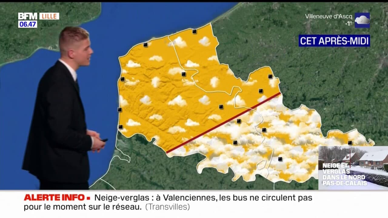 Météo Nord-Pas-de-Calais: des flocons de neige et du soleil ce jeudi ...