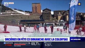 A Orcières, des festivités haute en couleurs sur les pistes avec la Color'ski