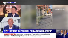 Policier mis en examen pour avoir tué Nahel: "Les premiers mots qu'il a prononcés, c'était pour dire pardon", affirme son avocat, Laurent-Franck Liénard 
