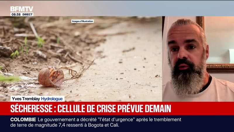 Sécheresse: "Il faut s'adapter et ne pas rester uniquement à l'étape de la gestion crise", assure Yves Tremblay, hydrologue