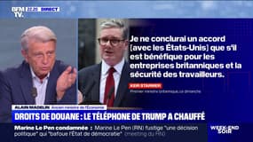 Pour Alain Madelin, ancien ministre de l'Économie, "il faut rester calme" face aux droits de douane de Trump