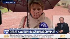 Débat à Autun : pour la présidente PS de la région Bourgogne-France-Comté, "le président est en empathie"