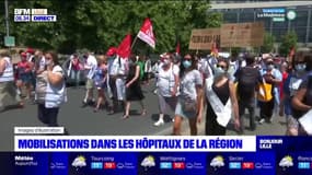 Hauts-de-France: les personnels mobilisés dans les hôpitaux
