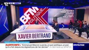 Xavier Bertrand sur la fin du nucléaire en Allemagne: "La responsabilité d'Angela Merkel est entière"