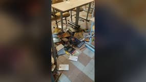 L'école Michelet-Foch vandalisée à Marseille le week-end du 8 juin 2024.