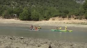 Les gorges du Verdon subissent la sécheresse avec un niveau d'eau au plus bas