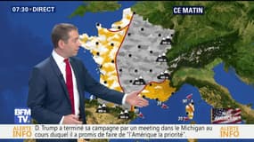 La météo pour ce mardi 8 novembre 2016