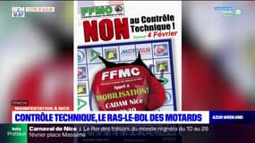 Manifestation à Nice: le ras-le-bol des motards face au contrôle technique