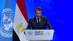 Emmanuel Macron: "D'ici le printemps prochain, nous avons demandé au FMI, à la Banque mondiale et au FMI" de nous proposer des "financements innovants sur le climat"