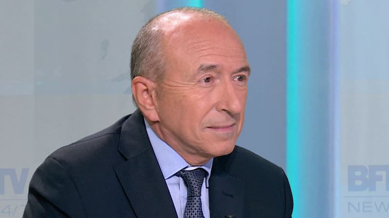 Le sénateur-maire socialiste de Lyon, Gérard Collomb sur BFMTV le 6 octobre 2015.