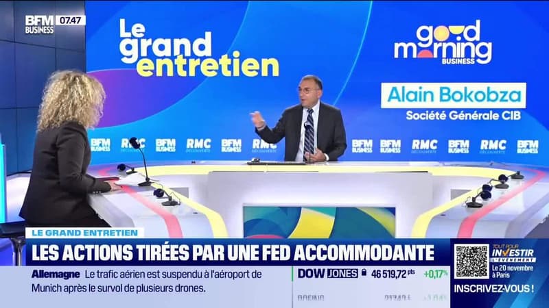 DIRECT VIDÉO - Alain Bokobza, responsable de la Stratégie d'allocation d'actifs mondiale de Société Générale CIB est notre invité