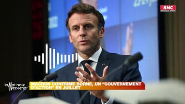 Politique: Macron confirme Borne, un "gouvernement d'action" en juillet