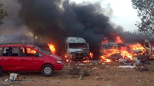 L'attentat a eu lieu près de la capitale du Nigeria, Abuja.