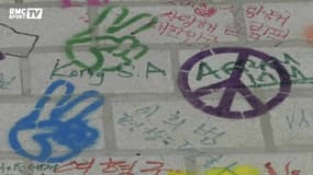 Une fresque de la paix inaugurée au village olympique
