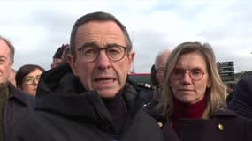 Bruno Retailleau ce samedi 1er février 2025 à Redon (Ille-et-Vilaine).