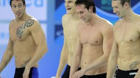Frédérick Bousquet, Yannick Agnel, Fabien Gilot, Alain Bernard