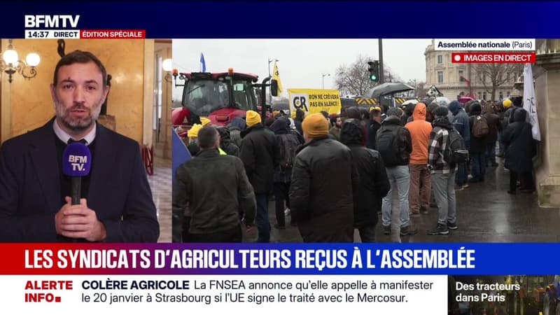 "La colère [des agriculteurs] est légitime" assure Thomas Portes, député de La France insoumise de Seine-Saint-Denis