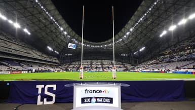 Le stade Vélodrome pour le match du Tournoi des 6 Nations France-Irlande le 2 février 2024