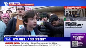 Manès Nadel (figure de la lutte lycéenne contre la réforme des retraites): "Notre mouvement est plus fort que jamais"