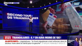 LES ÉCLAIREURS - Il y aura 95 triangulaires au second tour des élections législatives 