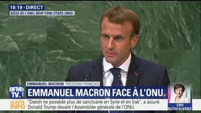 Assemblée générale de l'ONU: Le grand oral d'Emmanuel Macron