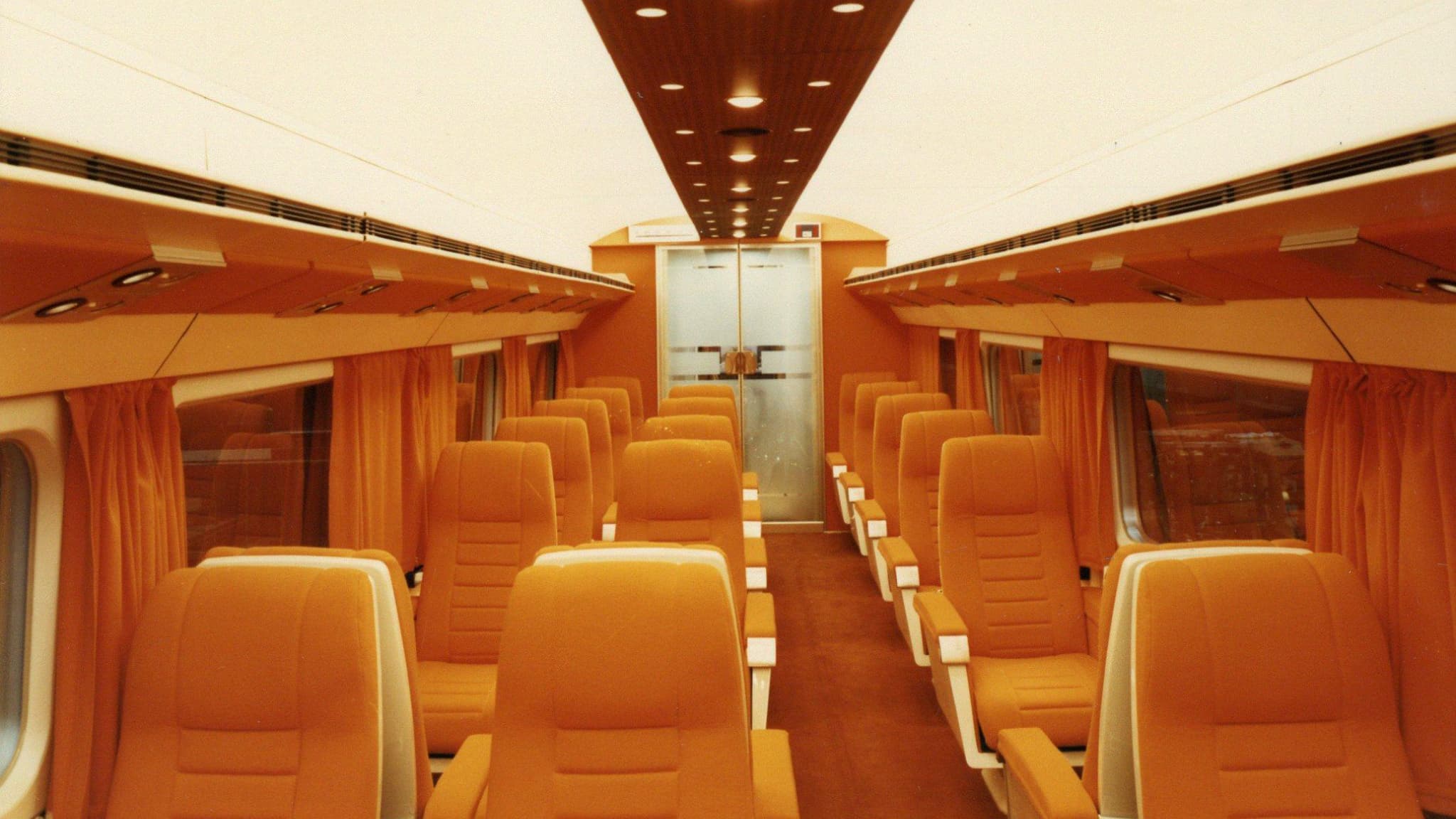 Première classe du prototype du TGV Première classe du prototype du TGV