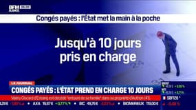 Congés payés: l'État va prendre 10 jours à sa charge 