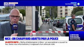 Refus d'obtempérer à Nice: selon le secrétaire départemental CGP Police FO, c'est un jeune policier de 23 ans qui "a fait feu pour protéger son collègue"