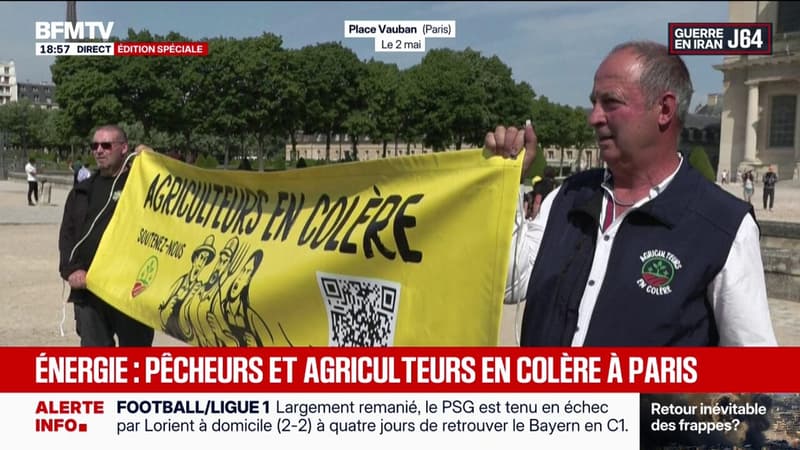 Face à la flambée des prix des carburants, routiers, agriculteurs et pêcheurs ont manifesté ce samedi matin